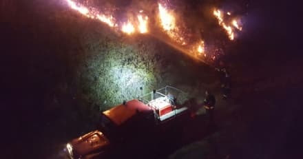 ALLARME INCENDI - La situazione comincia a migliorare ma l'allerta resta massima a causa del vento