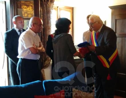 SAN GIUSTO - Dalla Romania per l'omaggio al capitano Dotto