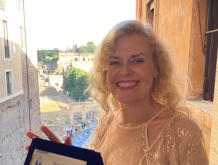 CUORGNE' - Teatro, il premio internazionale Arte Sport e Cultura all'attrice Melania Giglio - FOTO