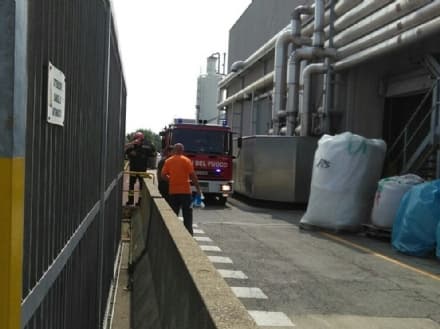 MAPPANO - Incendio all'interno della Imper in via Volta - FOTO