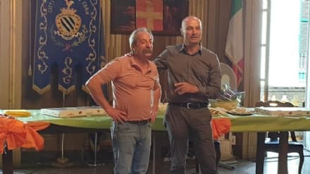 RIVAROLO - Festa in municipio per la pensione del mitico Nunzio Cirulli