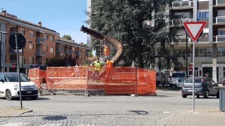 RIVAROLO - Il Comune riaccende la fontana di piazza Chioratti