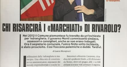 RIVAROLO - Comune commissariato: «Panorama» assolve Bertot. Interrogazione parlamentare della Gelmini