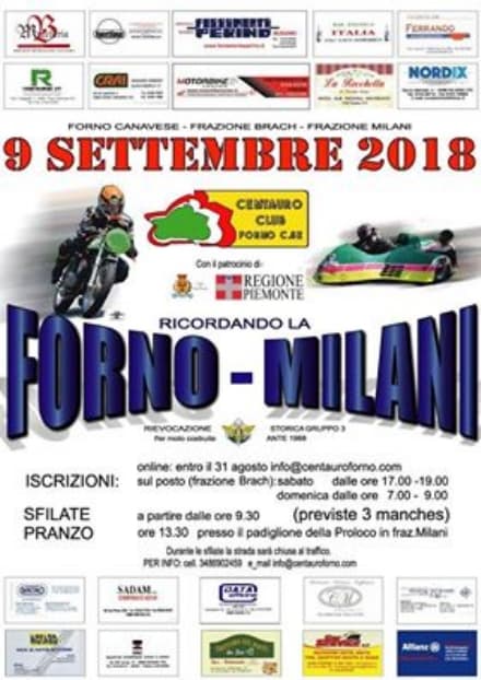 MOTORI - Tornano a rombare i motori della mitica «Forno-Milani»