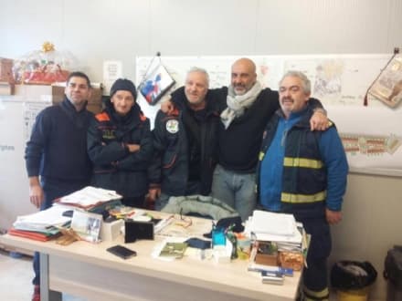 OZEGNA - Il sindaco Sergio Bartoli ad Amatrice e Cittareale