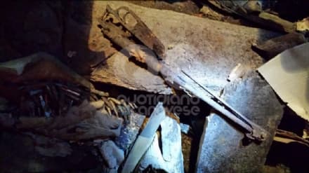 CASTELLAMONTE - Allarme bomba, intervengono gli artificieri - FOTO