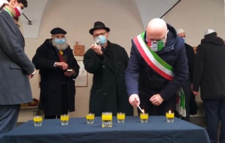 CUORGNE' - Il sindaco Pezzetto a Casale per il Giorno della Memoria