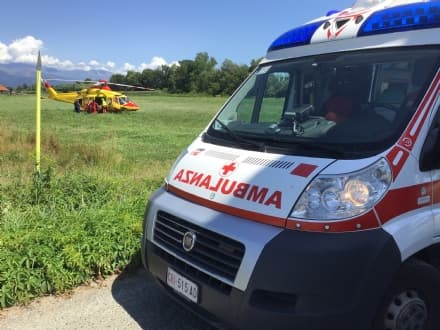 BUSANO - Incidente sul lavoro, ferito un operaio che stava lavorando ad una gru - FOTO E VIDEO
