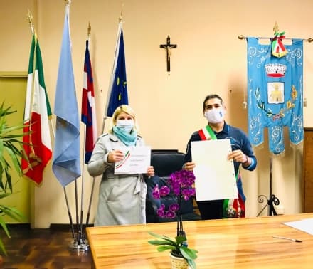 OZEGNA - Conferita la cittadinanza italiana ad una residente moldava