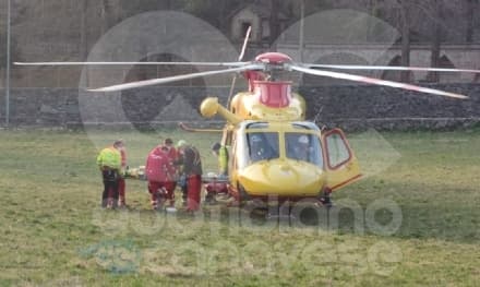 SAN MARTINO CANAVESE - Si schianta con la moto contro un terrapieno: 56enne di Favria ricoverato al Cto - FOTO e VIDEO