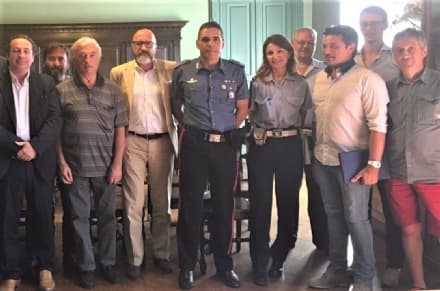 CUORGNE' - Il maresciallo Bertoneri lascia il comando della stazione carabinieri