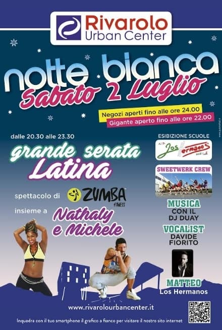 RIVAROLO - Maxischermo al Gigante per Italia-Germania