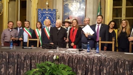 RIVAROLO CANAVESE - Monsignor Bettazzi cittadino onorario: «Grazie alla diocesi di Ivrea per tutto quello che mi ha dato» - FOTO e VIDEO