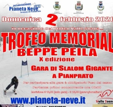 PIAMPRATO - Domenica la gara di slalom gigante nel ricordo di Beppe Peila
