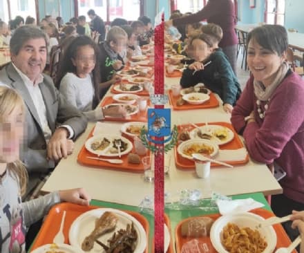 SAN MAURIZIO CANAVESE - Mensa scolastica, sindaco e assessore a pranzo con gli alunni per testare il servizio