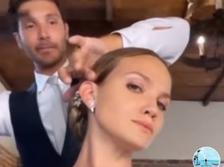 SAN GIORGIO - Stefano De Martino e Fiammetta Cicogna sposi al Castello ma solo per un film - FOTO