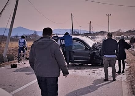 SAN BENIGNO - Incidente sulla provinciale 40: due feriti in ospedale