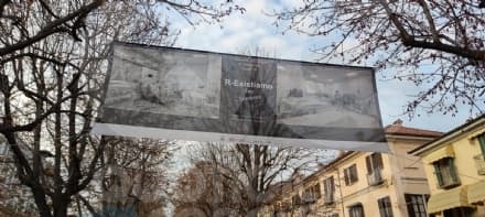 RIVAROLO CANAVESE - Le foto del reparto covid di Cuorgnè in mostra sull'allea di corso Torino - FOTO