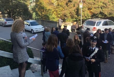 CUORGNE' - Volantini contro le truffe distribuiti dopo la Messa