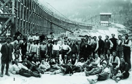 COME ERAVAMO - 85 anni fa l'inaugurazione della diga di Ceresole Reale - FOTO