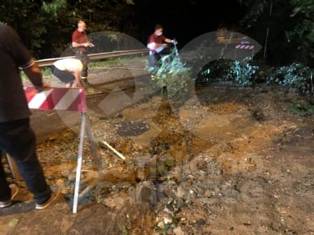 CANAVESE - Violento temporale nella zona di Cuorgnè: diversi interventi dei vigili del fuoco - FOTO
