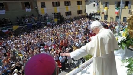 ROMANO - Papa Ratzinger invia un messaggio a 10 anni dalla sua visita in Canavese