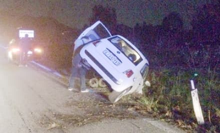 AGLIE' - Incidente a Santa Maria: sacerdote ferito - FOTO