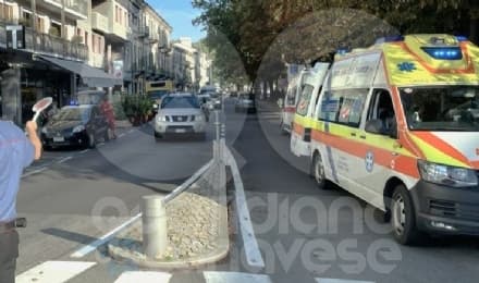 RIVAROLO CANAVESE - Auto investe pedone di 83 anni in corso Indipendenza