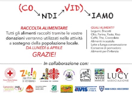 IVREA - Dramma coronavirus: raddoppiate le famiglie aiutate con la borsa alimentare