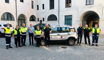 CUORGNE' - Inaugurato un nuovo mezzo per la Protezione civile