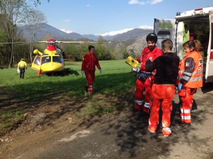 CASTELLAMONTE - Grave incidente in frazione Filia: uomo di Rivara ricoverato al Cto - FOTO e VIDEO