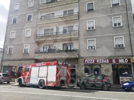 RIVAROLO - Anziana soccorsa in casa dai vigili del fuoco - VIDEO
