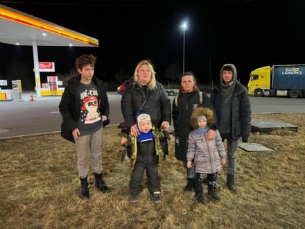 CASTELLAMONTE - In fuga dalla guerra in Ucraina: tre mamme e cinque bambini salvati dai volontari de «La Memoria Viva» - FOTO e VIDEO