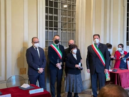 RIVAROLO CANAVESE - Consegnata in prefettura la medaglia d'onore per Vilardo Martinelli - FOTO