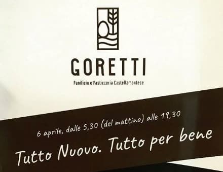 CASTELLAMONTE - Il rinnovato panificio-pasticceria «Goretti» dedica una giornata... a fare del bene