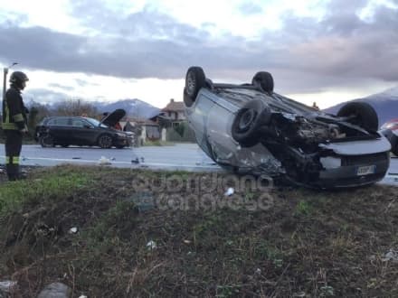 CASTELLAMONTE - Spaventoso incidente sulla pedemontana: traffico in tilt - FOTO E VIDEO