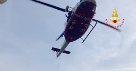 PONT CANAVESE - Paura per due escursionisti in difficoltà lungo la via ferrata: provvidenziale intervento dei vigili del fuoco - VIDEO