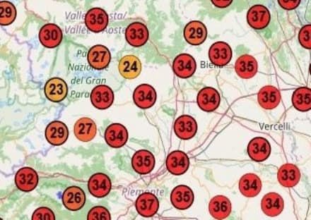 CALDO RECORD - In Canavese la media supera i 34 gradi. Anziani, malati e neonati a rischio