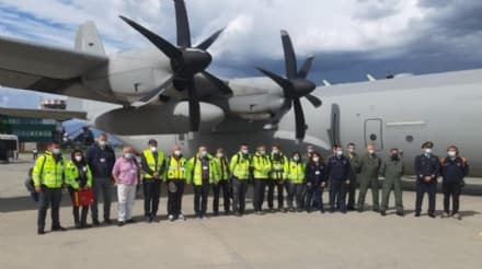 CASELLE - Partita dall'aeroporto la missione italiana che fornirà ossigeno ad un ospedale in India travolto dal covid - VIDEO