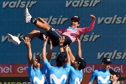 GIRO D'ITALIA - Richard Carapaz vince il Giro e la «Maliarosa», la motocicletta Made in Canavese - FOTO