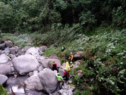 LOCANA - Si infortuna mentre fa Canyoning, salvata dal Soccorso Alpino