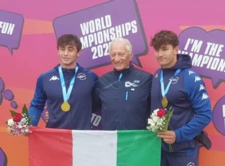 CANDIA CANAVESE - Mondiali di Canoa, Gabriele Casadei conquista la medaglia d'oro