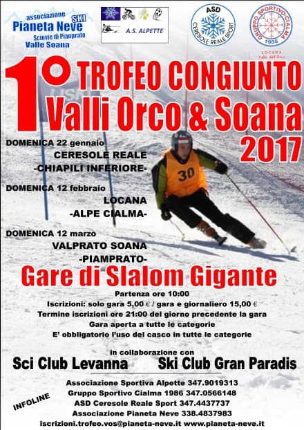 SCI - L'ultima gara del trofeo Valli Orco e Soana è il Memorial Beppe Peila