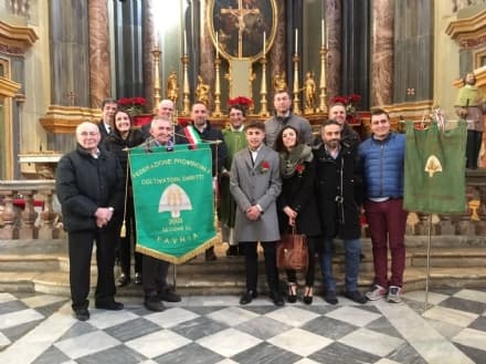 FAVRIA - Folla alla festa di Sant'Antonio, patrono di contadini e allevatori