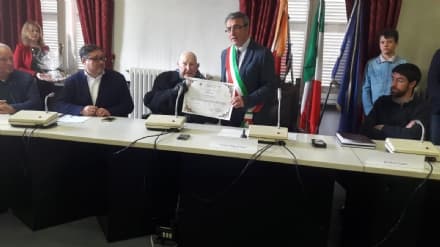 CASTELLAMONTE - Marcello Martini cittadino onorario - FOTO