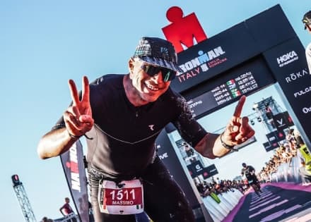 RIVAROLO CANAVESE - Massimo Testa, presidente Ascom, protagonista all'Iron Man di Cervia