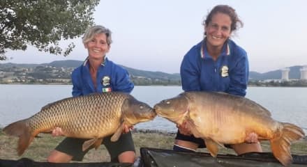 CHIESANUOVA - Rita Saja e Luisella Crivaro prime campionesse italiane di Carpfishing - FOTO