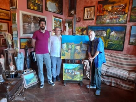 CASTELLAMONTE - La nuova galleria d'arte di Miro Gianola punto espositivo della Mostra della Ceramica - FOTO