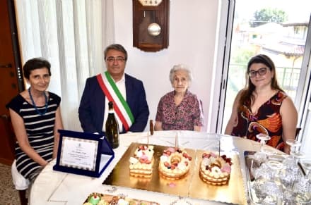 CASTELLAMONTE - Super festa per i 100 anni di Maria Giuseppina Rebuffo - FOTO