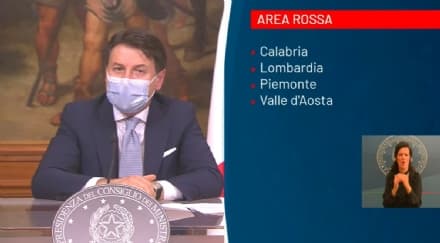 ALLARME COVID - PIEMONTE NELLA ZONA ROSSA: SARA' LOCKDOWN DA VENERDI - LA CONFERENZA STAMPA DI CONTE